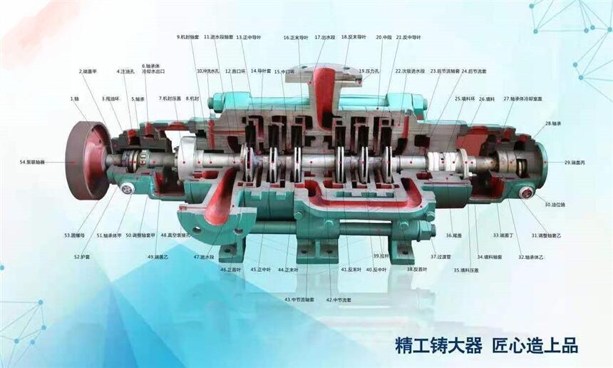 大庆D型自平衡卧式多级离心泵，厂家直供