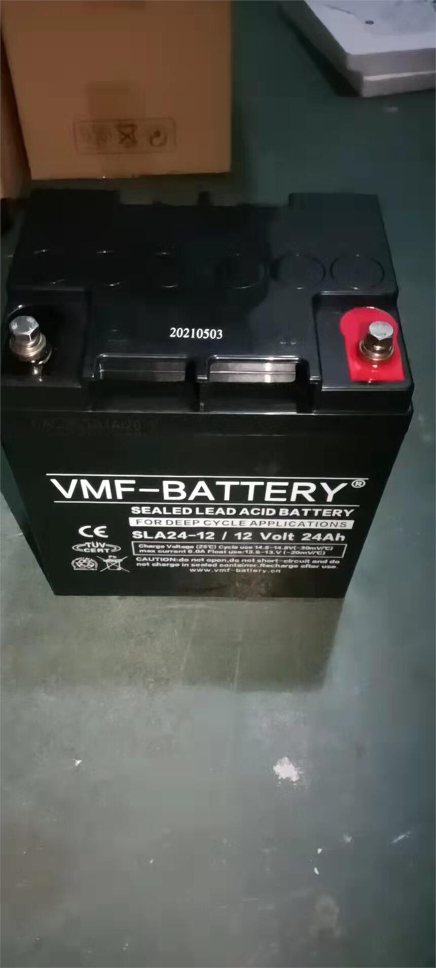 德國VMF-BATTERY蓄電池SLA24-12 12V20AH消防電梯設備UPS應急電源 密封鉛酸