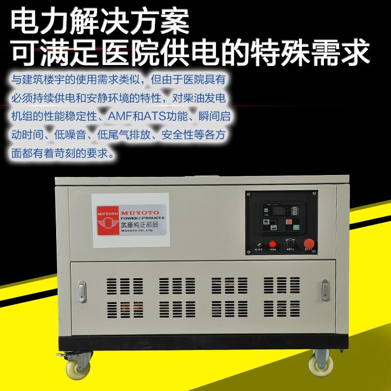 240KW10kw汽油发电机油耗水冷静音