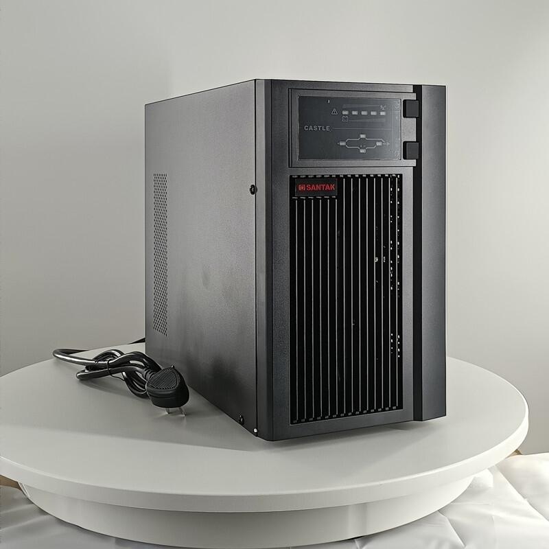 山特UPS不间断电源C1KS在线式1KVA 800W电脑服务器延时外接蓄电池