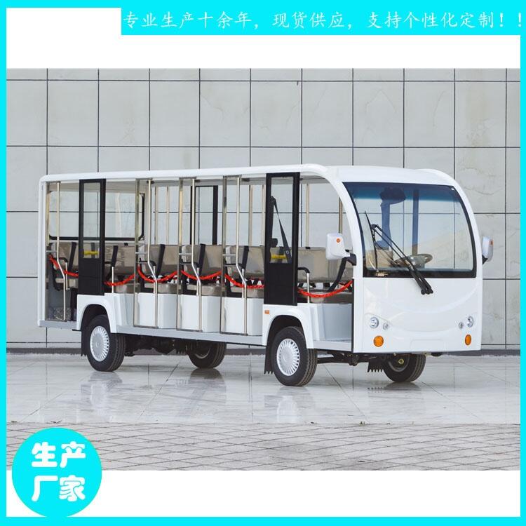 百色市旅游景區(qū)23座敞開式觀光車 JZT23 公園電瓶游覽車 23座多座位豪華接待車看房車