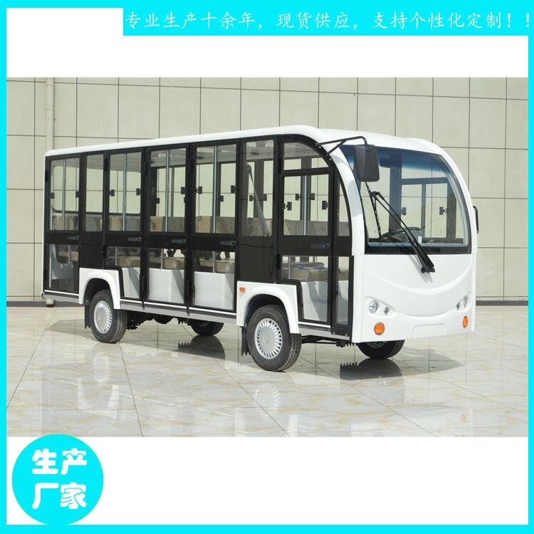 蕪湖市鑫威電動車 觀光電瓶車廠家 14座景區(qū)游覽車價格 JZT14 全封閉公園電動車