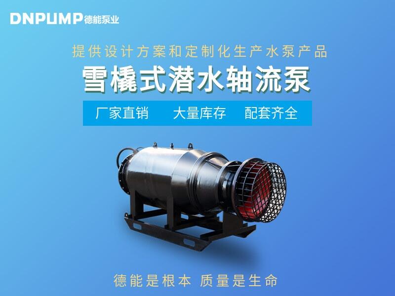 卧式潜水轴流泵一体化预制泵站德能泵业泵站选型设计