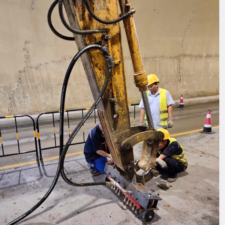 矮邊墻鑿毛機 隧道鑿毛機  挖機鑿毛機