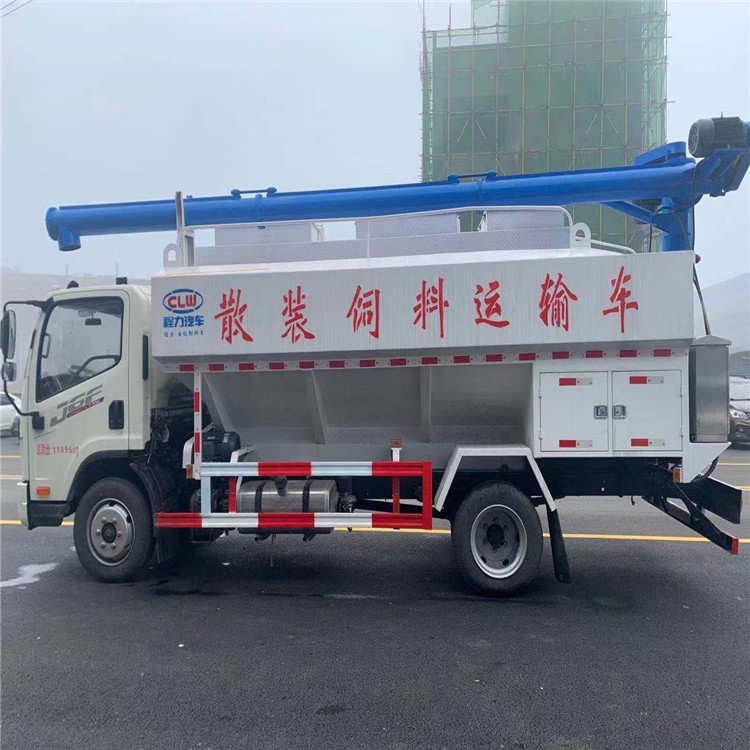 沁养殖场用料塔养殖场专用料仓运输车