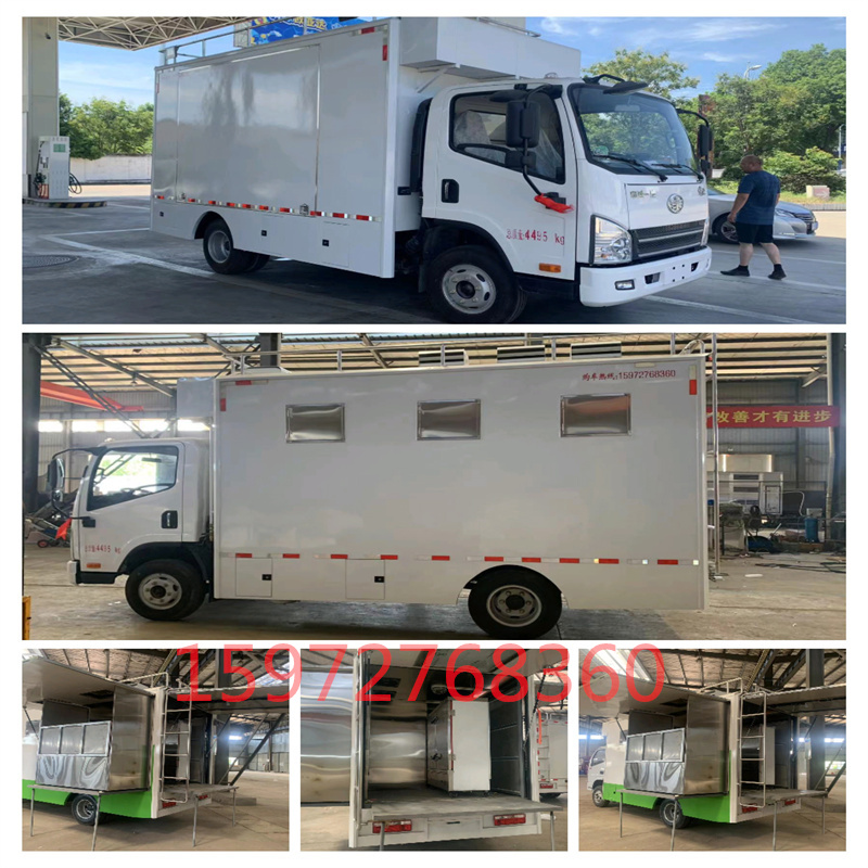 小型特色創(chuàng)意手工冰淇淋售賣車戶外沙漠旅居車營地供給餐車