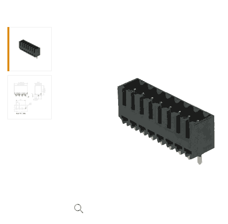 現(xiàn)貨魏德米勒廠家1842330000接插件SL-SMT 3.50/03/180G 3.2SN BK 