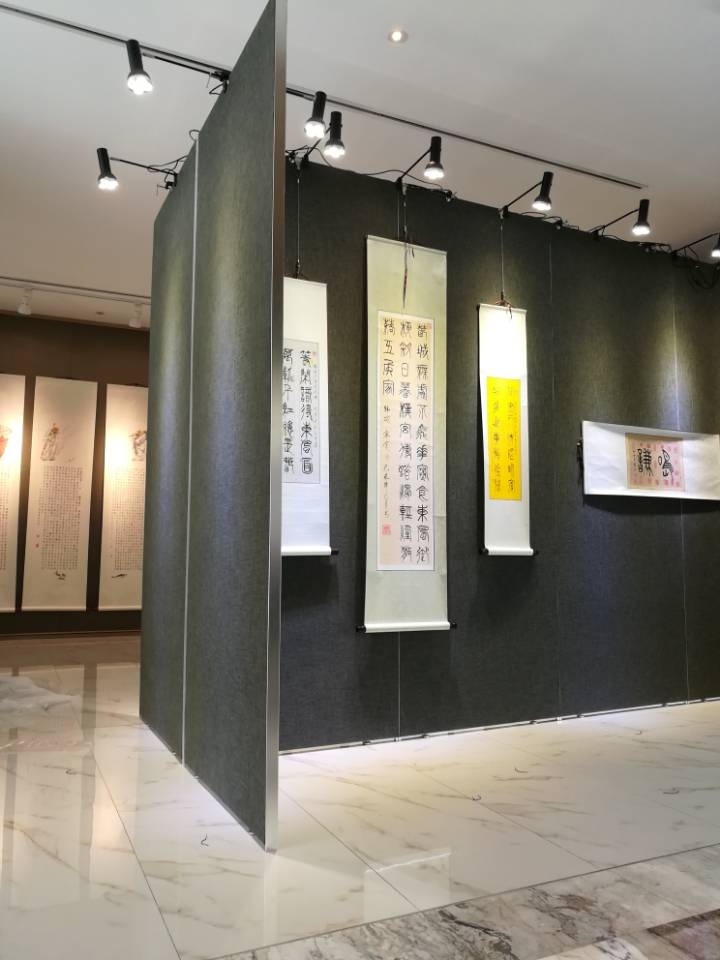 昆明高品质双面磁性展板搭建安装出售