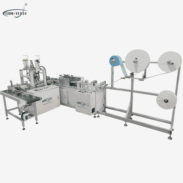 厉害了！全自动高速一拖一平面口罩机每分钟90~100片，省人工！