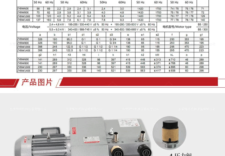 机电之家网 产品 机械 泵 真空泵  详细参数 品牌 镇江气泵 型号 zybw