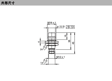 NJ1,5-18GM-N-D-V1 感應式傳感器