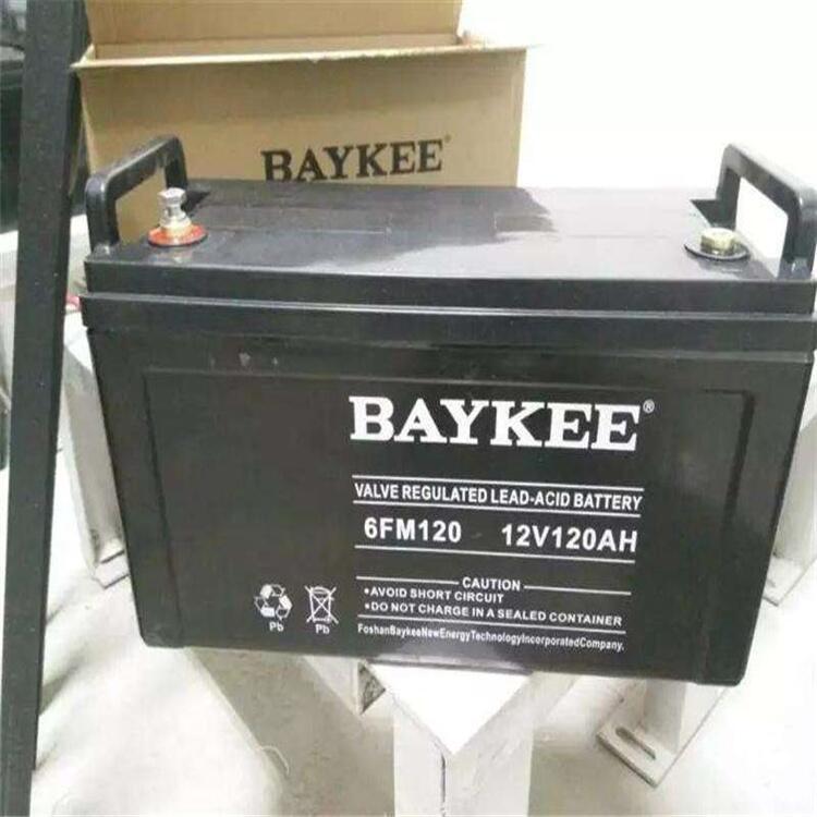 荊州柏克BAYKEE蓄電池6FM120 12V120AHups電源儲(chǔ)能電池批發(fā) 