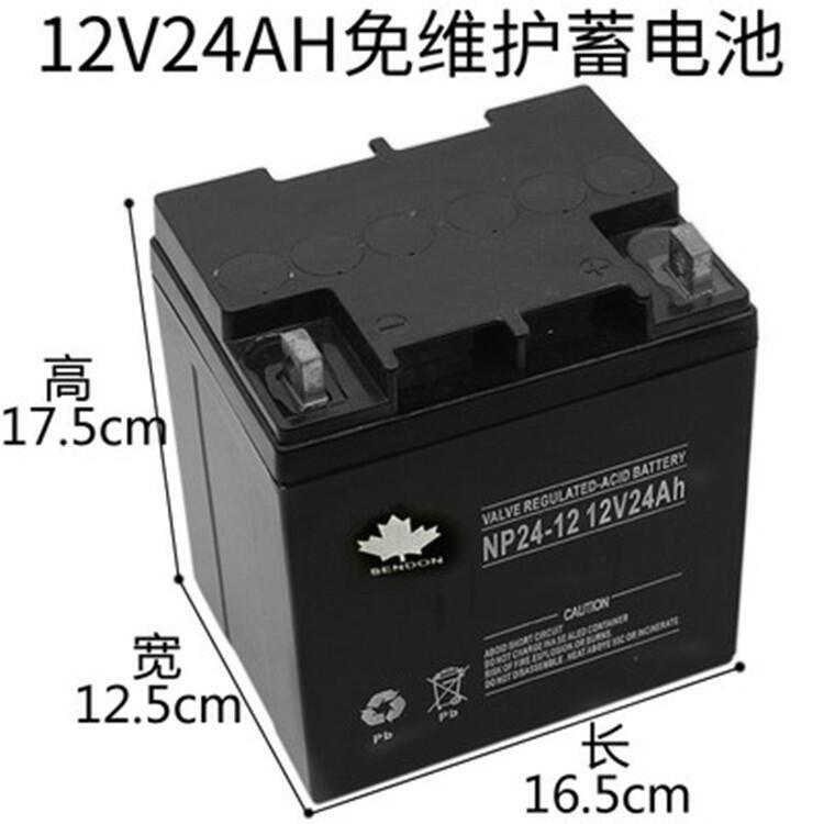 SENDON山頓NP24-12鉛酸ups蓄電池12V24AH直銷價(jià)格