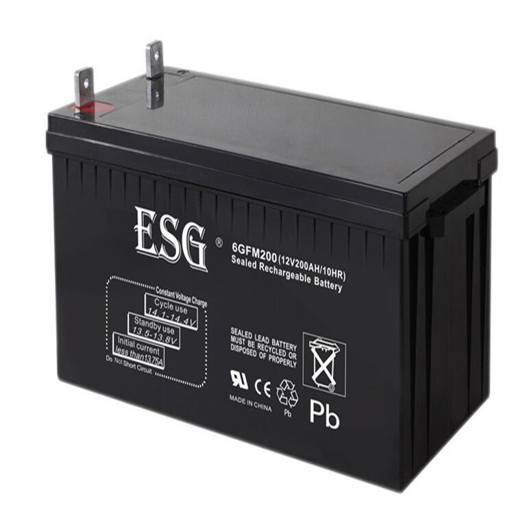  ESG12V200AHups电源蓄电池6GFM200容量足质保期长