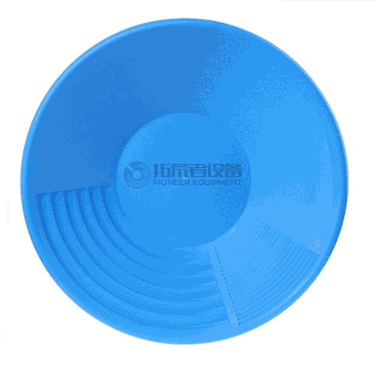  塑料手搖淘金盆 手工小型河沙淘金盤