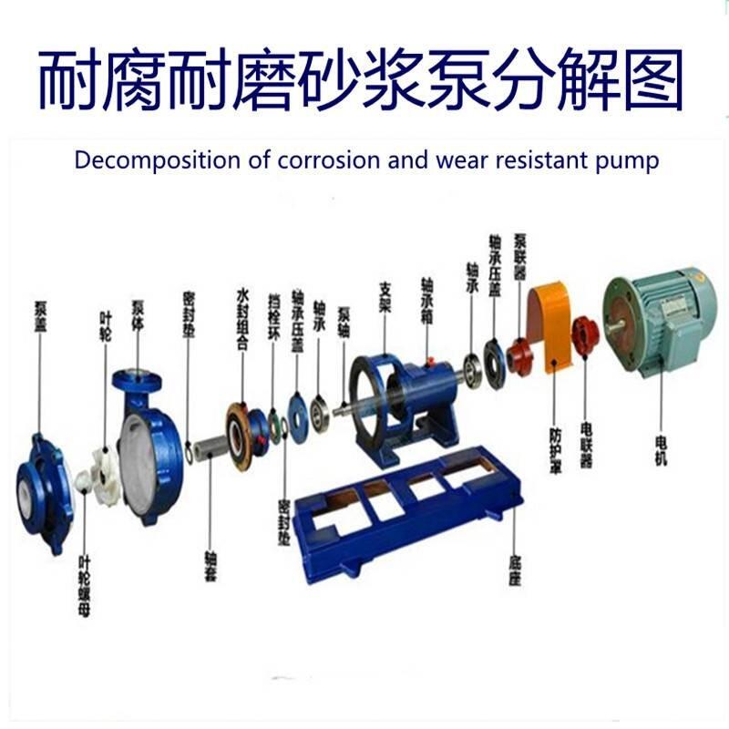 离心砂浆泵口径200mm岳西污水杂质离心化工泵使用说明