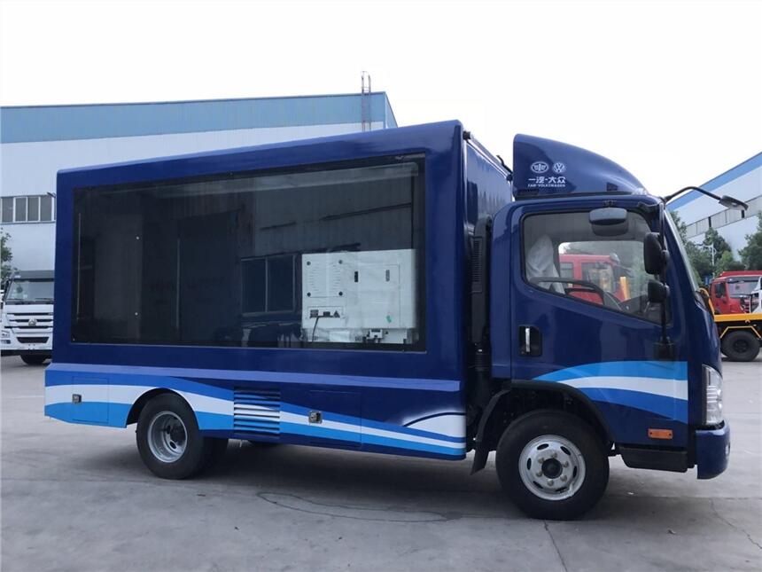 淄博市帶led屏的宣傳車_隨州流動(dòng)舞臺(tái)車價(jià)格廣告車