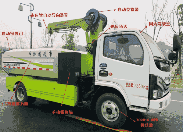 瀘州市菏澤清淤車(chē)高壓清洗車(chē)