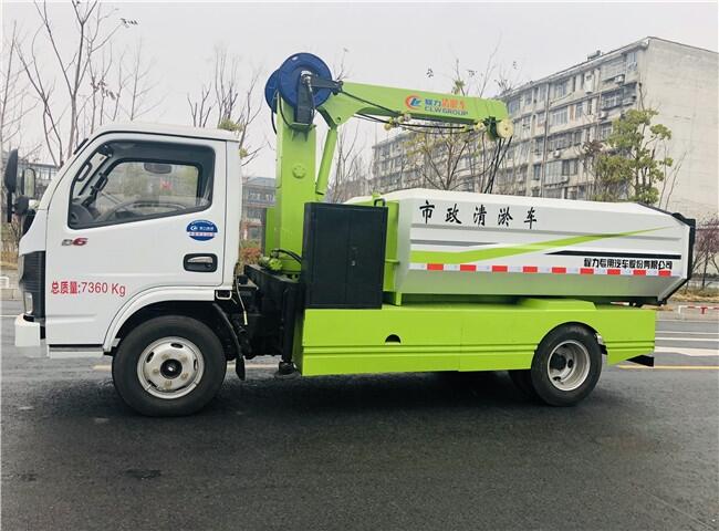 焦作市天錦清淤車_抓斗車高壓清洗車