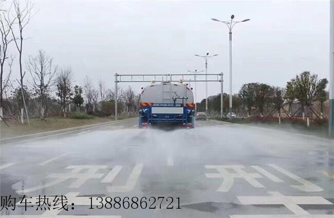 威海霧炮車灑水車國六標準