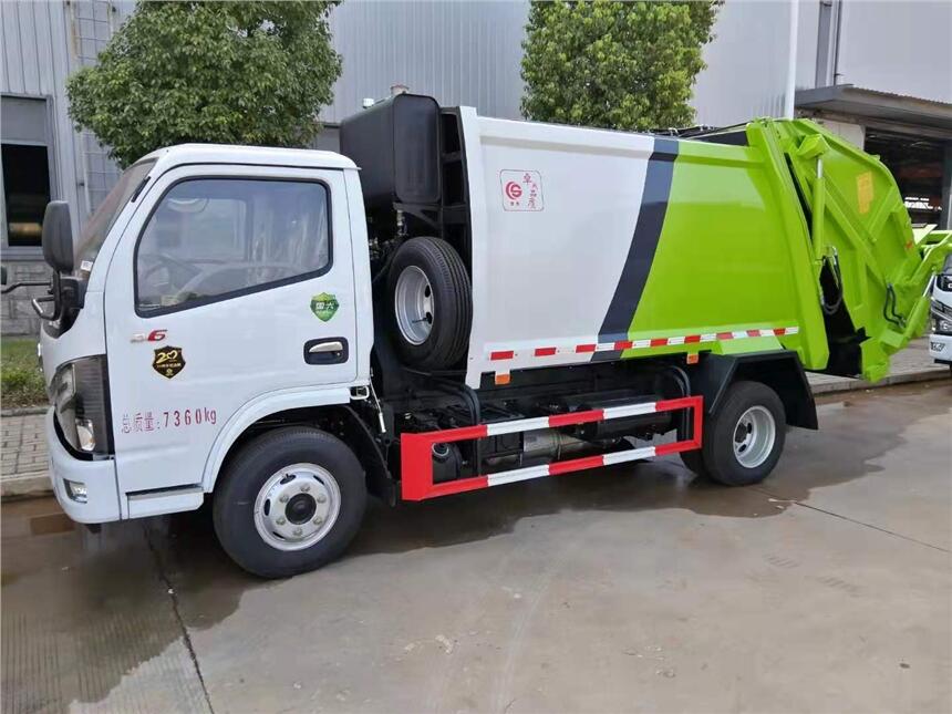 東風3噸壓縮式后裝掛桶壓縮式垃圾車 壓縮式垃圾車價格廠家直銷