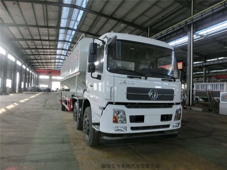 寧夏7米車箱散裝飼料運輸車優(yōu)惠價格/報價資料