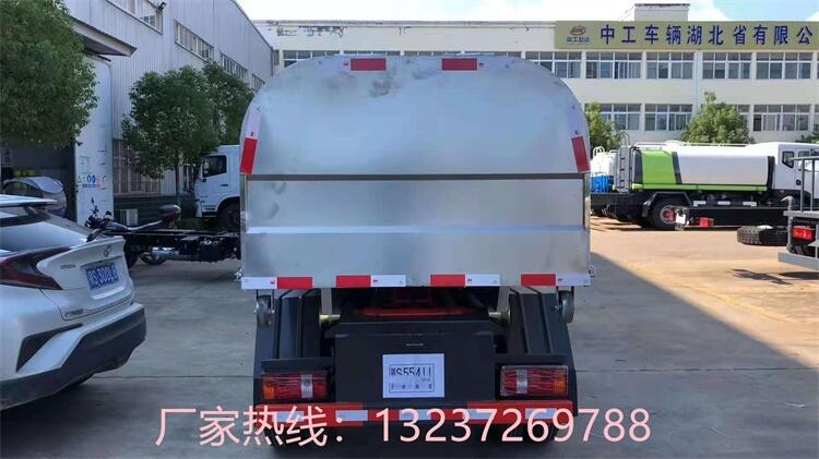 陕西宝鸡桶装式垃圾车-建筑垃圾运输车箱体全满焊-密封性好