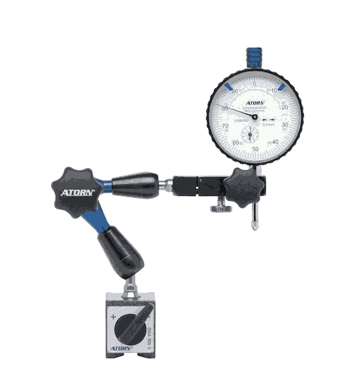 ATORN 3D磁力表座220mm用于機床夾緊千分表精密百分表等