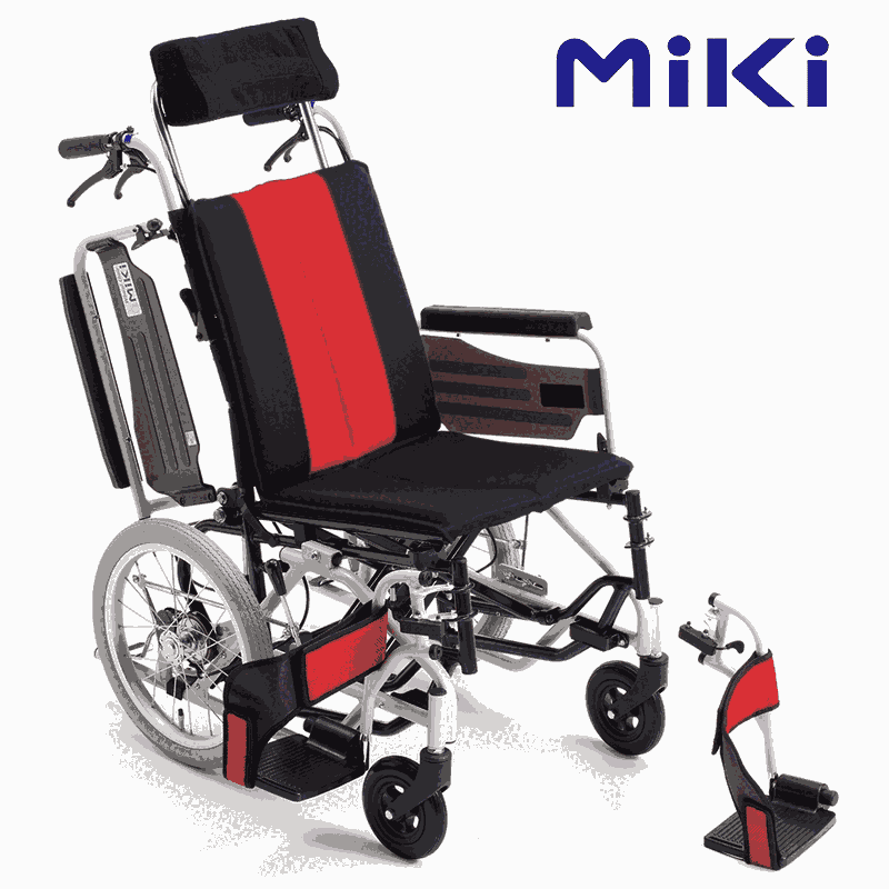 日本MIKI三貴MP-T1輪椅 折疊 輕便手推車家用老人半躺殘疾代步車