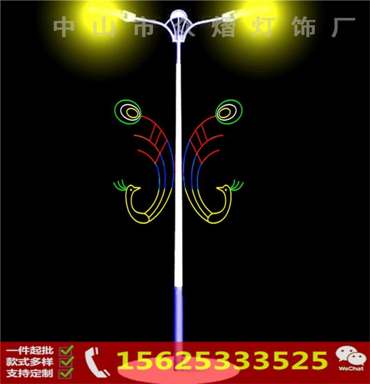 LED玫瑰花造型灯 LED路灯杆造型灯年热销款造型灯 节日灯厂