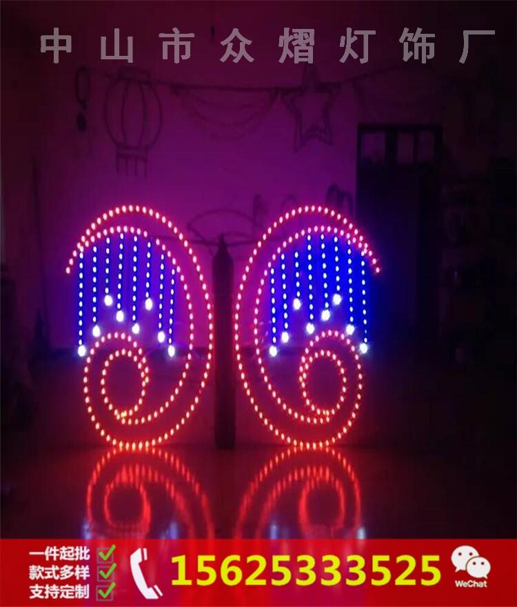 凤凰造型灯 led 路灯杆造型灯图案灯 路灯杆led灯春节