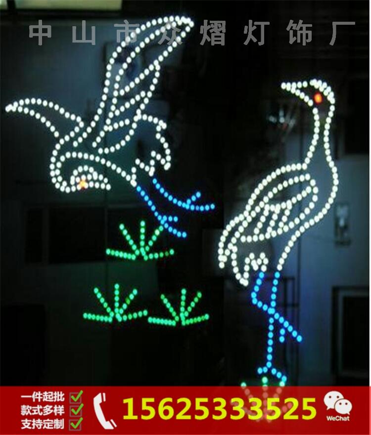 供应 仙人掌形LED造型灯 路灯杆灯 春节灯画