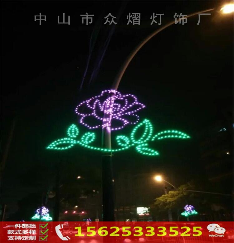 LED科技之星造型灯 路灯杆装饰灯 国庆节春节街道树木过街灯亮化