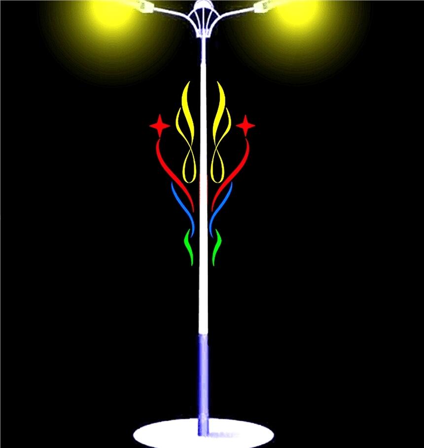 2米福字裝路燈造型燈廠家供應