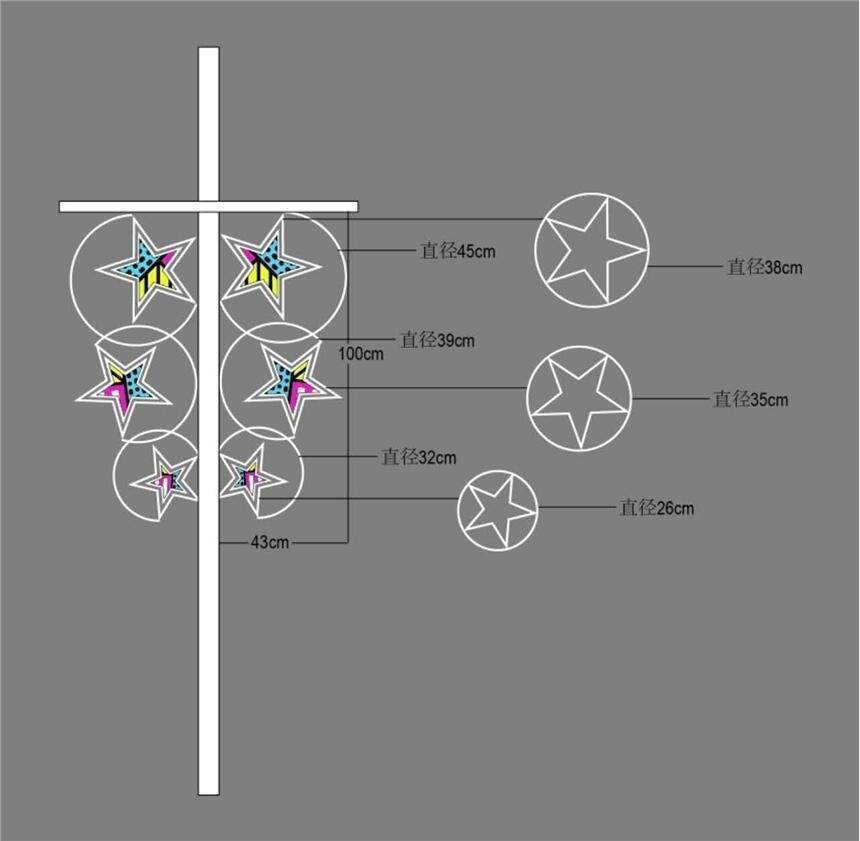 LED發(fā)光中國結(jié)商業(yè)街道亮化燈燈桿燈箱