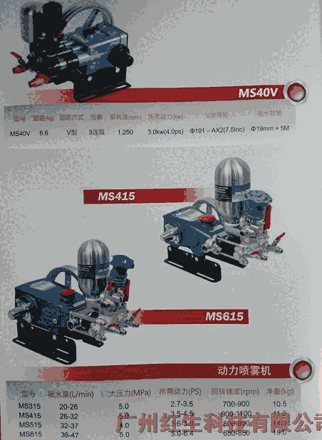 丸山清洗泵 高壓泵?MARUYAMA/MS315/MS415/MS40V/MS615/MS755
