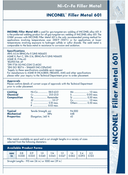 ںϽINCONEL? 622ӲINCONEL? 622