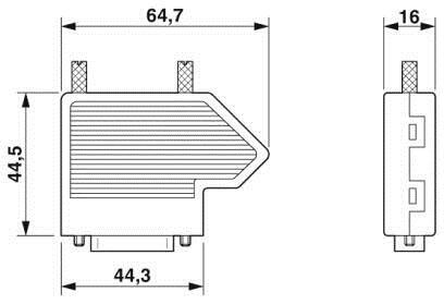 菲尼克斯 D-SUB總線連接器 - SUBCON 15/F-SH - 2761596