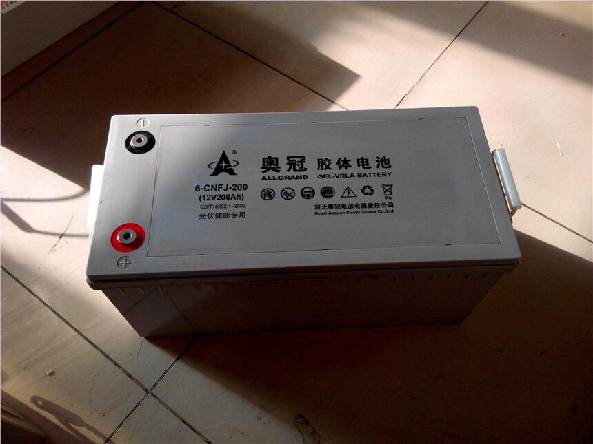 奧冠膠體蓄電池12V24AH太陽能光伏