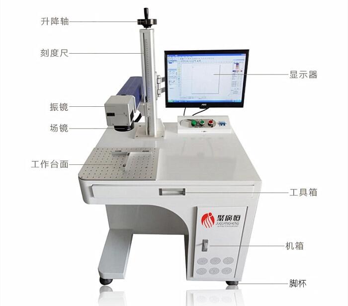 流水线自动光纤激光打标机 20W