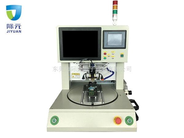 轉(zhuǎn)盤脈沖焊接機，觸摸屏電動轉(zhuǎn)盤脈沖式熱壓機JYPC-2AM