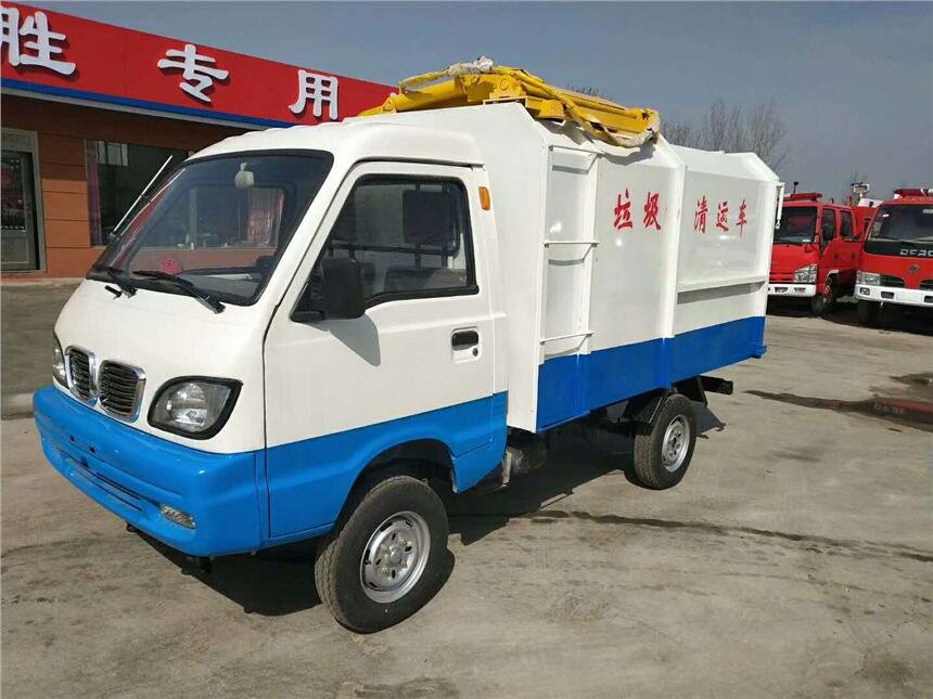 創(chuàng)潔環(huán)衛(wèi)電動四輪垃圾車 側(cè)翻式垃圾車 電動垃圾車價格廠家直發(fā)