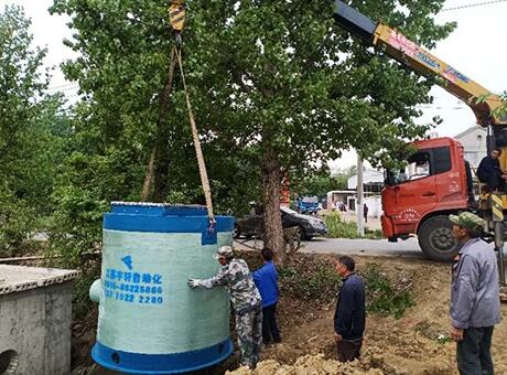 香港玻璃鋼筒體污水一體化泵站污水泵站廠家哪家好使用壽命