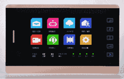 廣東7寸TFT液晶分機可視樓宇對講