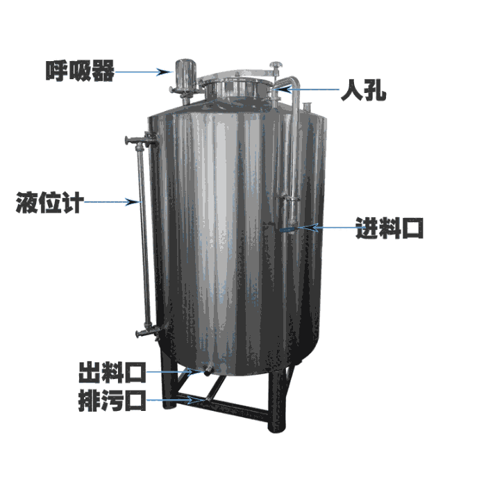 興寧市康之興立式儲酒罐不銹鋼密封儲酒罐源頭工廠真材實(shí)料可定制