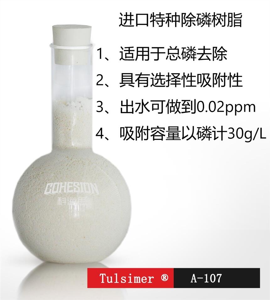 除磷樹脂科海思TulsimerA-107杜笙樹脂