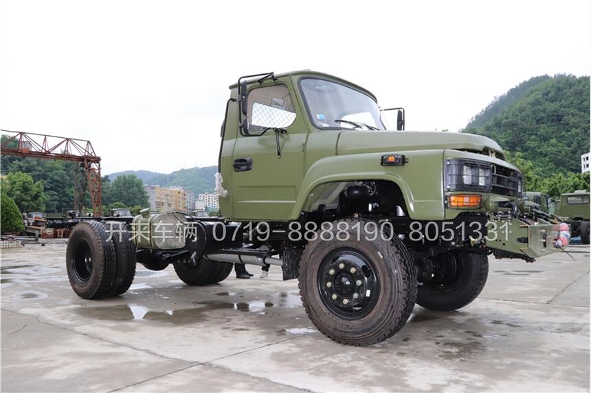 四驱越野车底盘东风eq1093尖头4×4东风军车底盘东风4x4全驱军车底盘