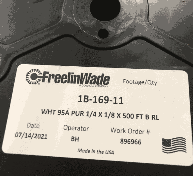 供應 Freelin Wade 軟管 1B-169-11 500ft ROLL