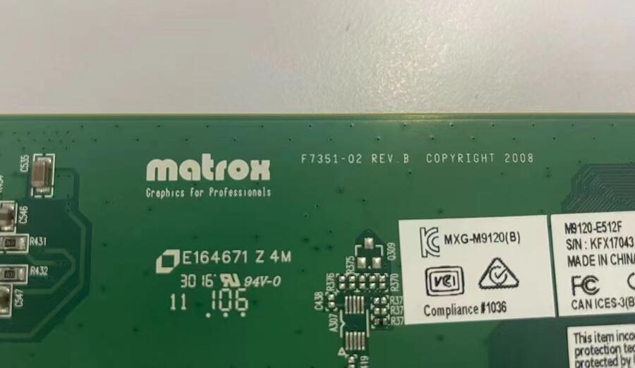 邁創(chuàng)Matrox M-系列顯卡現(xiàn)貨供應(yīng)