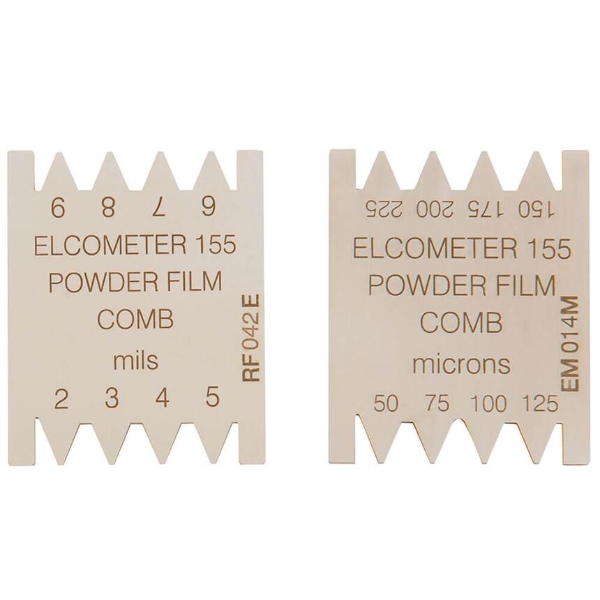 英国易高Elcometer 155 未固化粉末涂层湿膜梳
